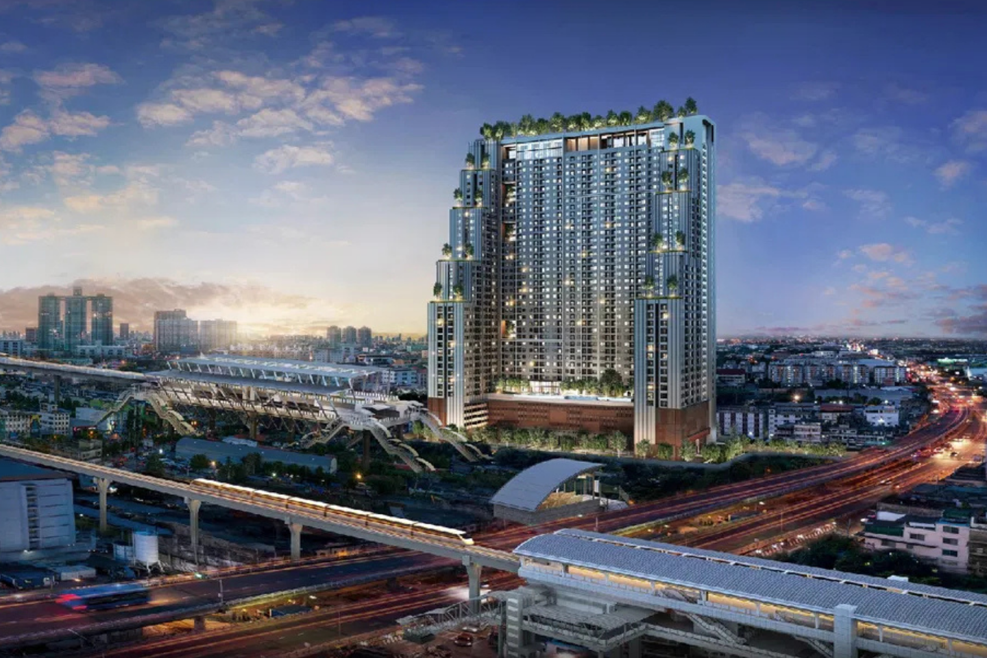 The LIVIN Ramkhamhaeng high-rise condominium in Hua Mak Bangkok by RISLAND Thailand, 1,938-unit project across 42 floors completed in 2024